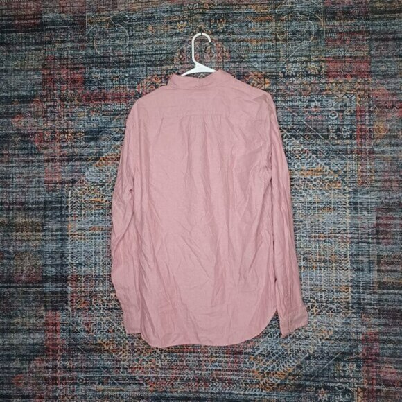 JCREW mens red an white woven button down shirt M 32888 NWT - Picture 2 of 4